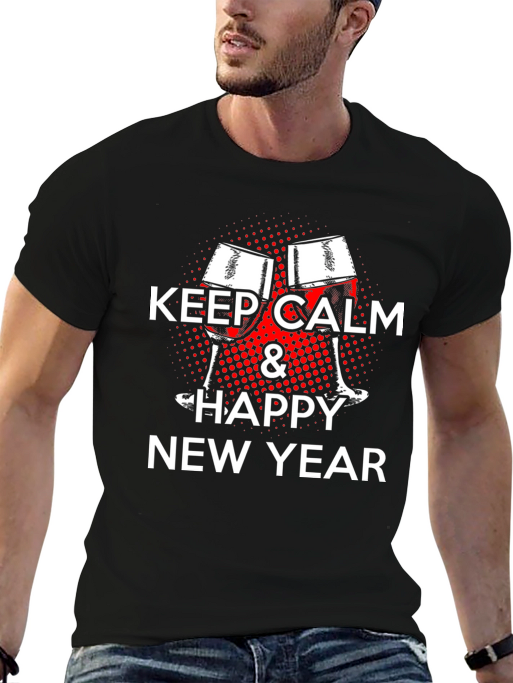 Keep Calm & Happy New Year T-Shirt