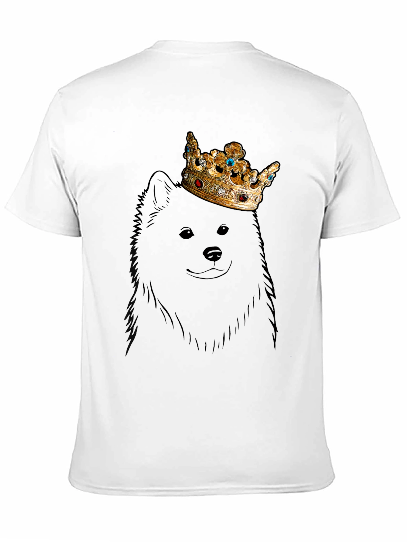 Dog King T-Shirt - Graphic Tee - Crown