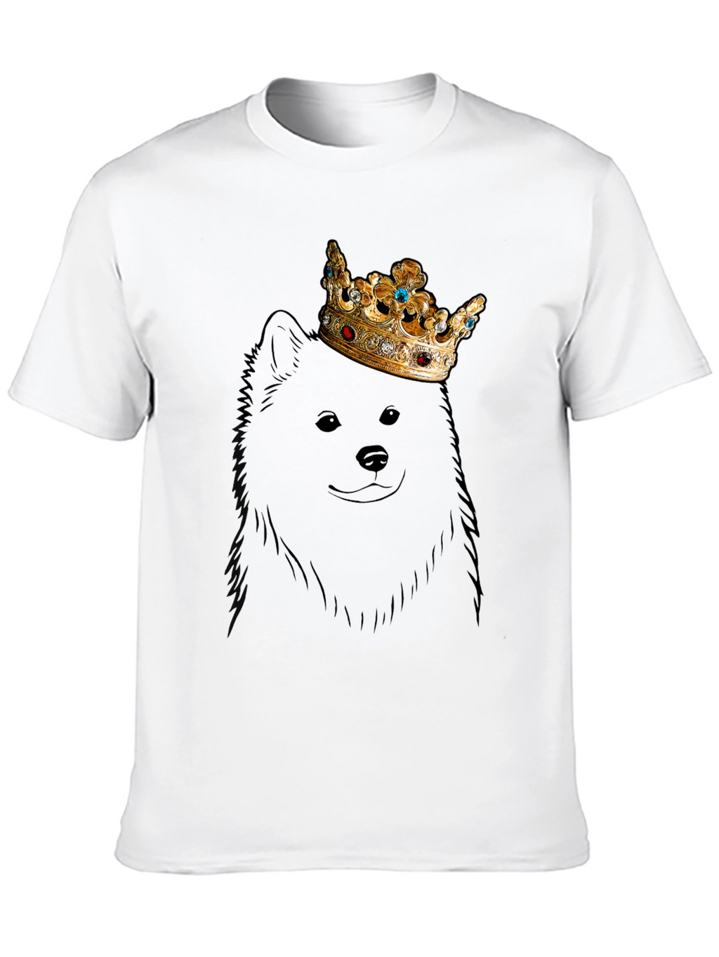 Dog King T-Shirt - Graphic Tee - Crown