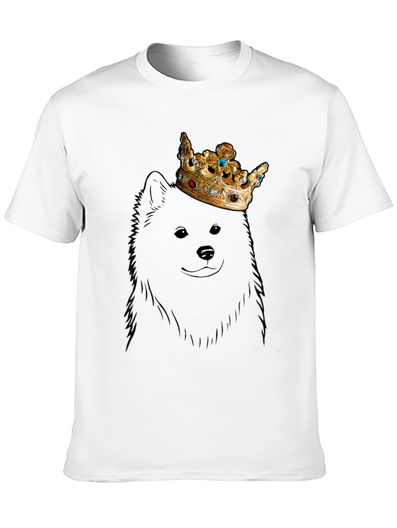 Dog King T-Shirt - Graphic Tee - Crown