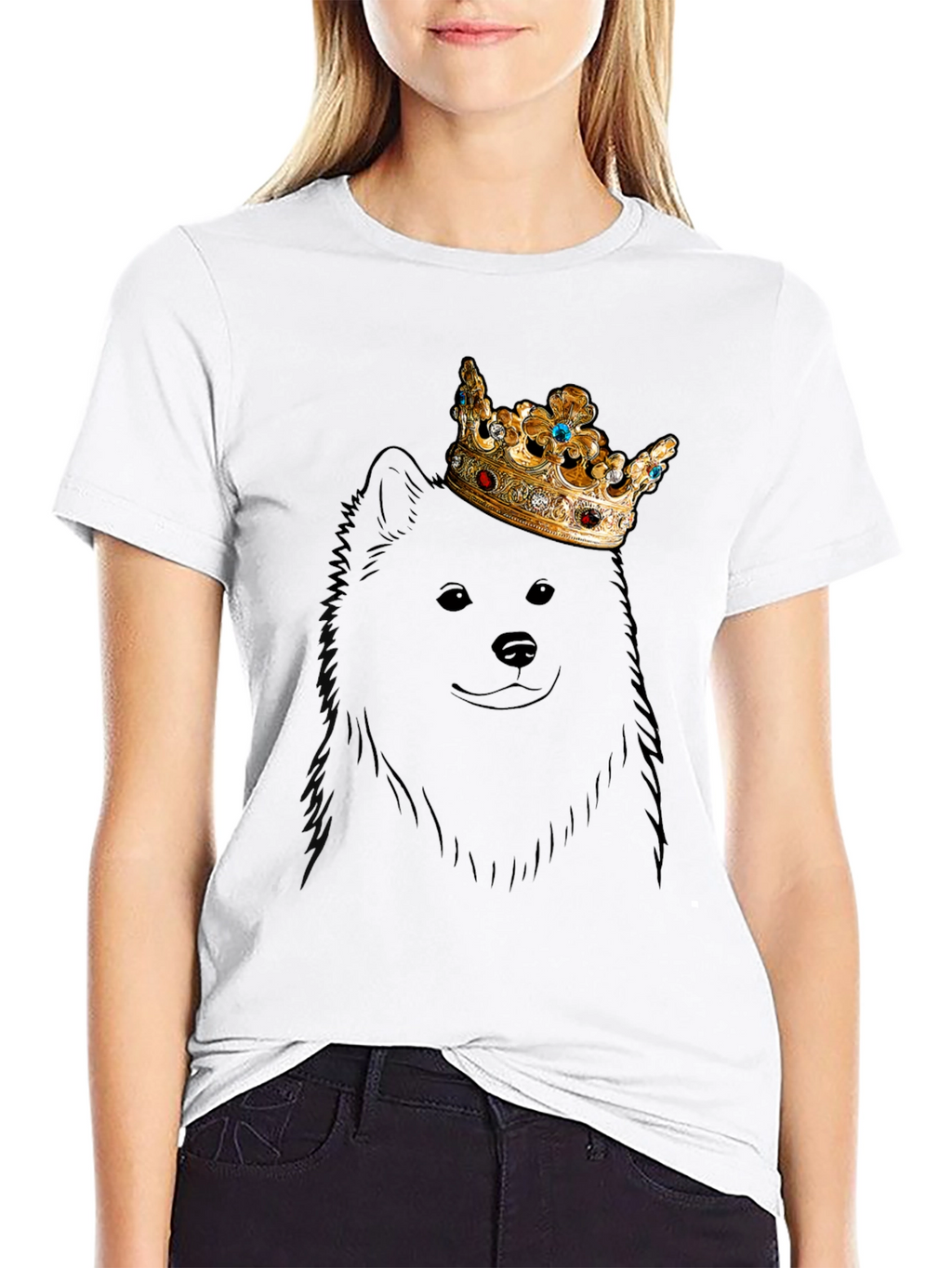 Dog King T-Shirt - Graphic Tee - Crown