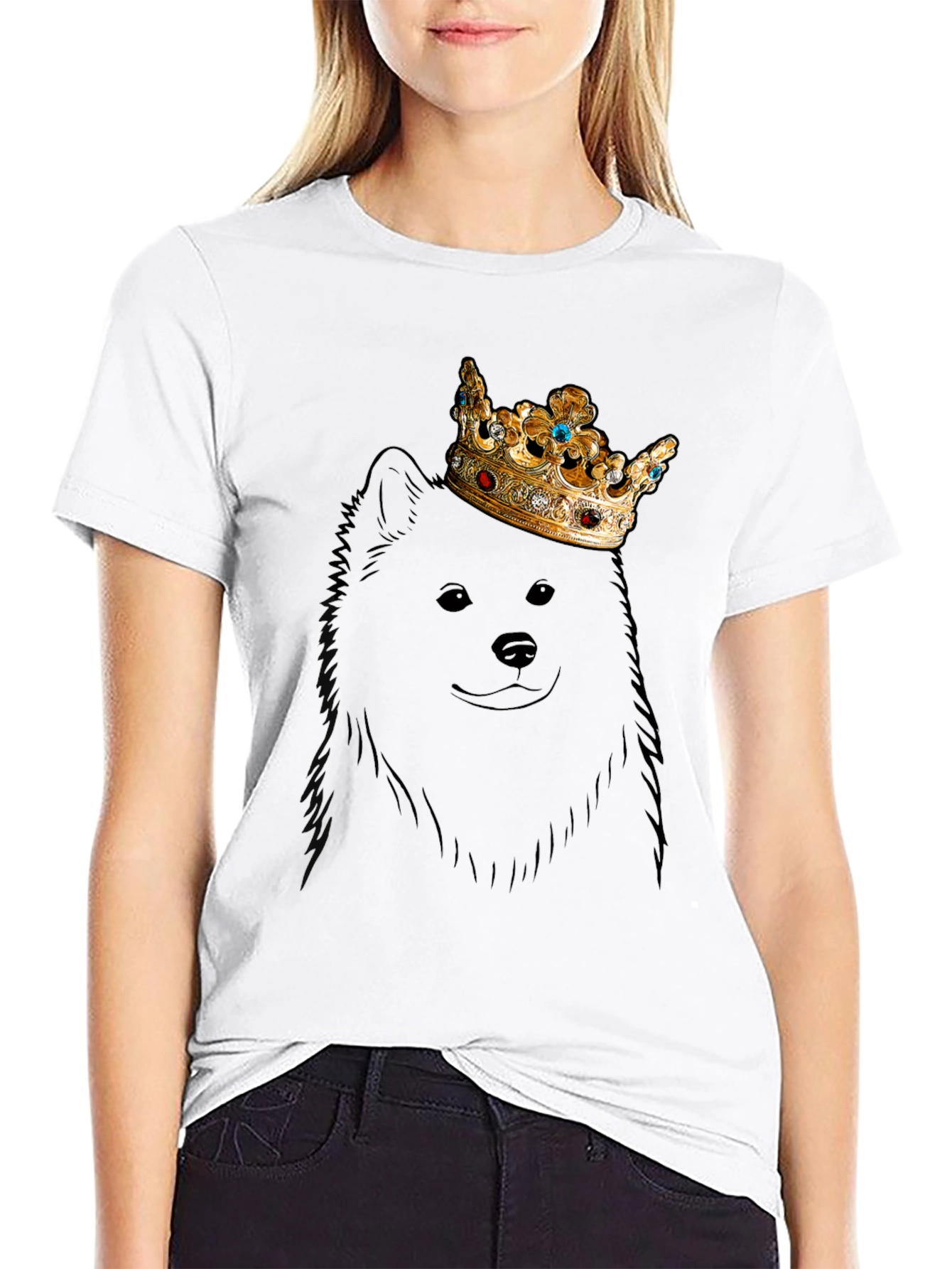 Dog King T-Shirt - Graphic Tee - Crown