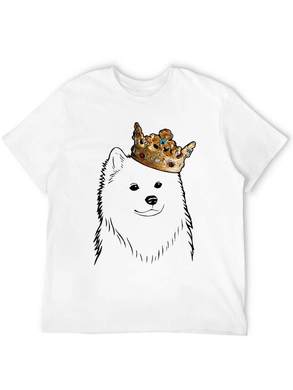 Dog King T-Shirt - Graphic Tee - Crown