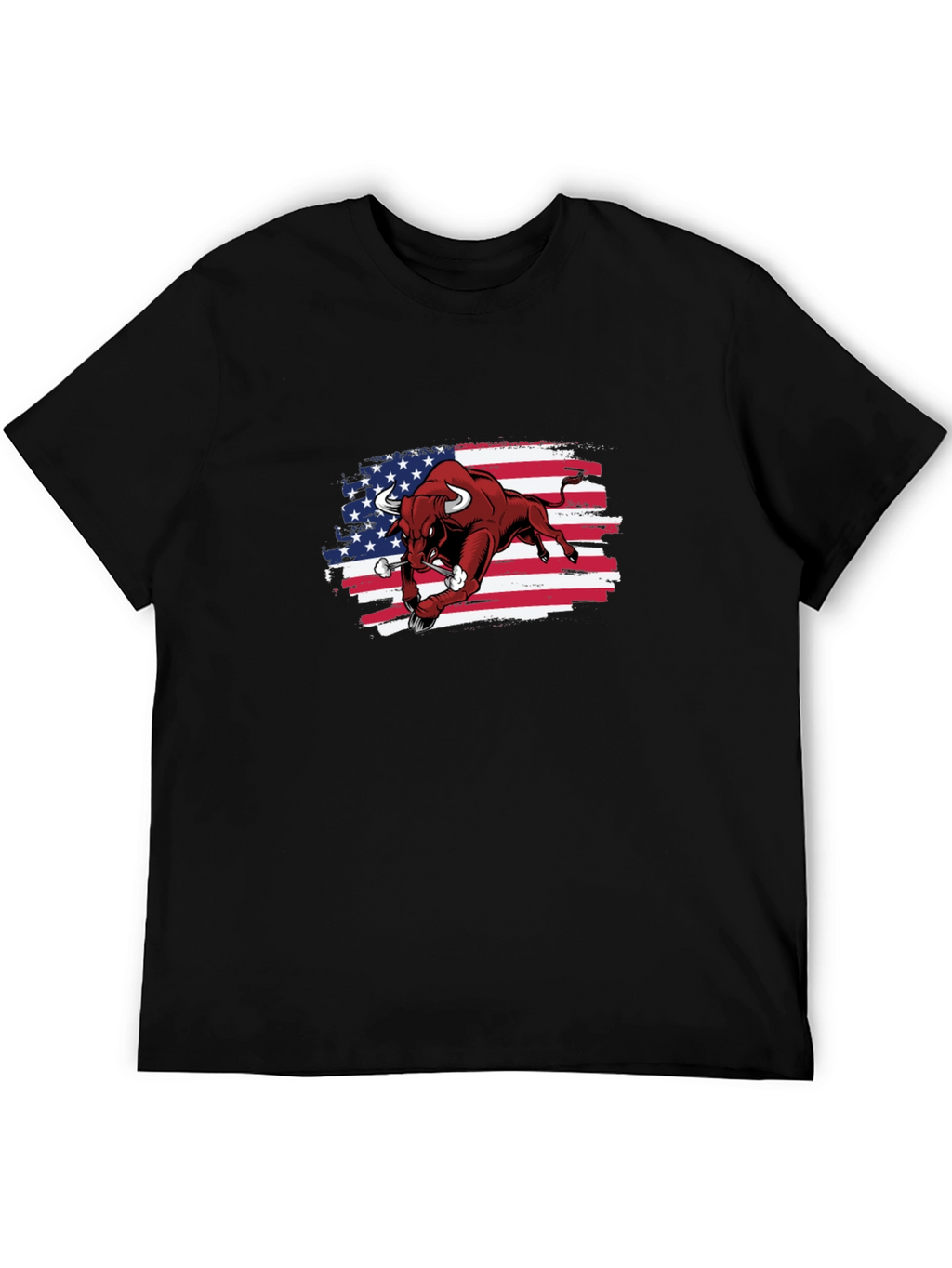 American Bull T-Shirt - Patriotic USA Design