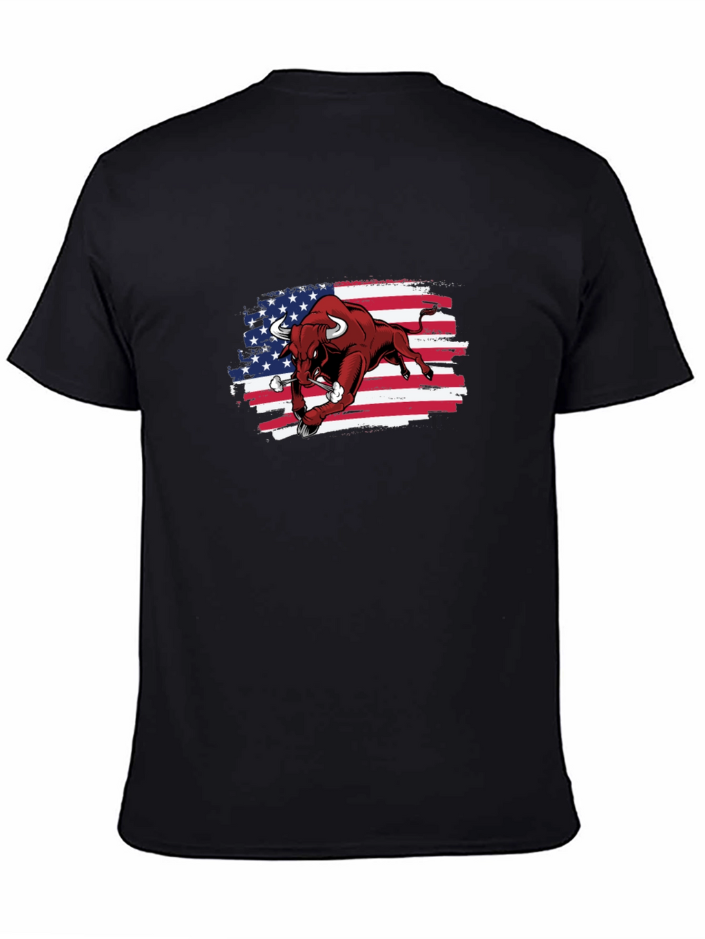 American Bull T-Shirt - Patriotic USA Design