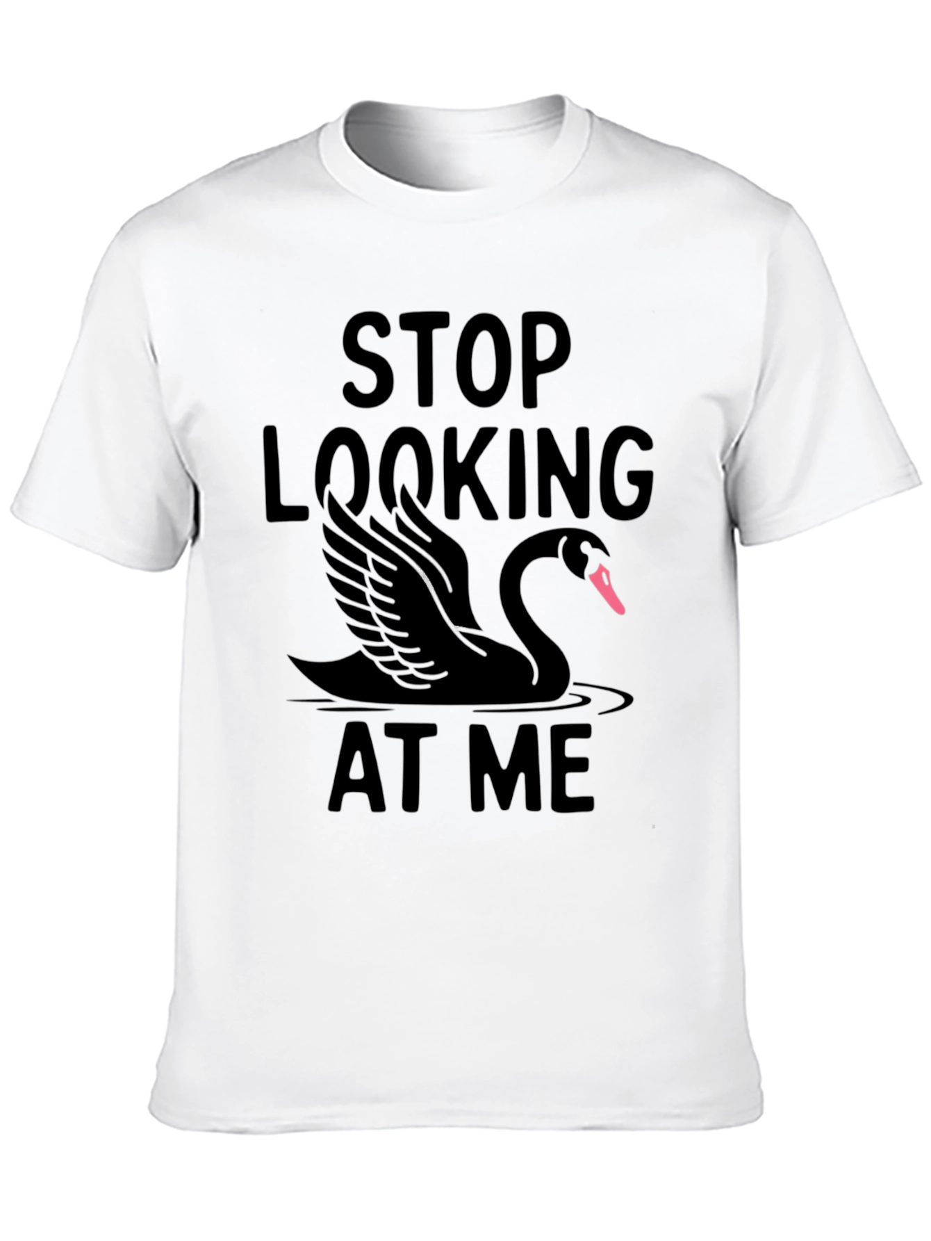 Stop Looking At Me Black Swan T-Shirt