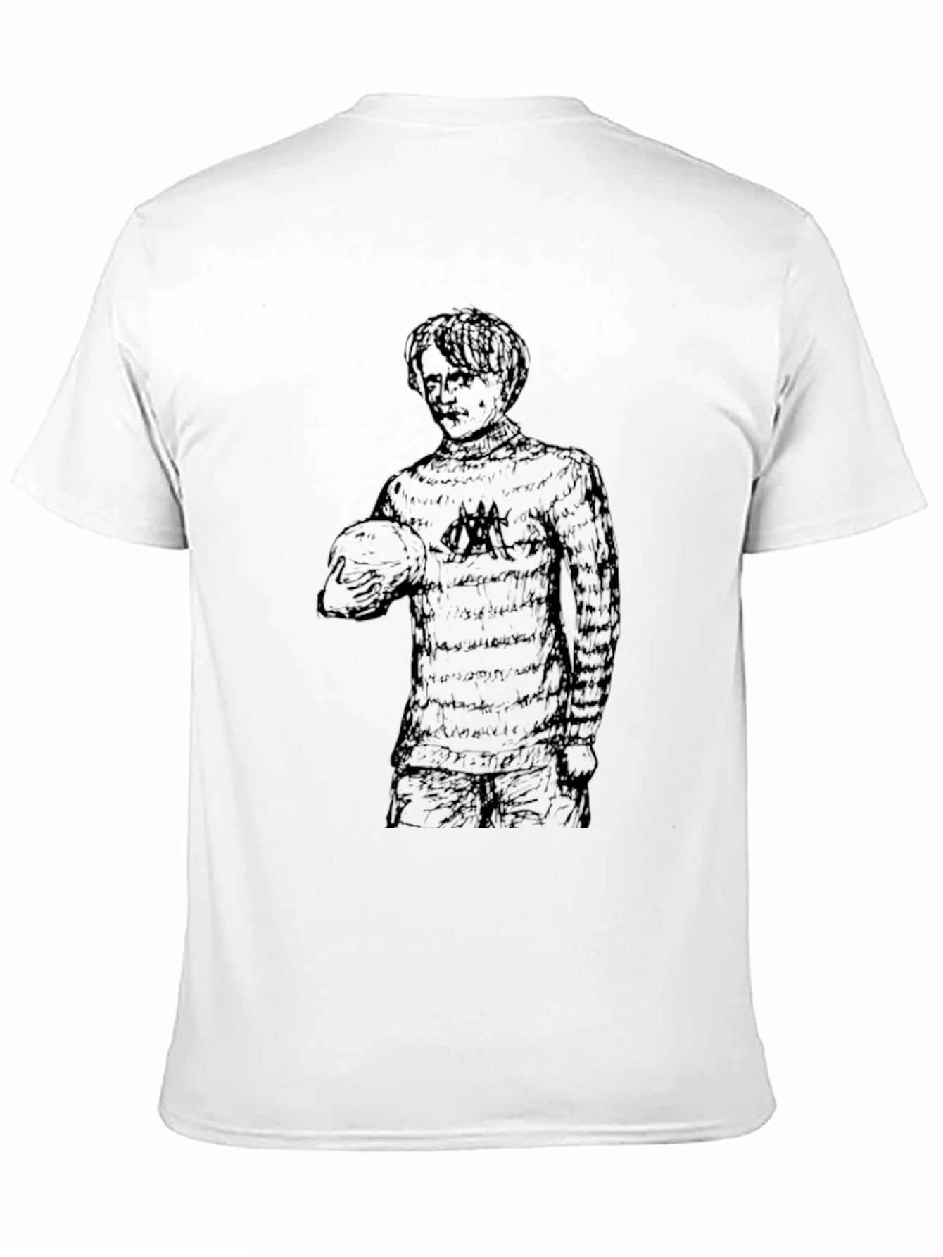 Graphic Print Black T-Shirt