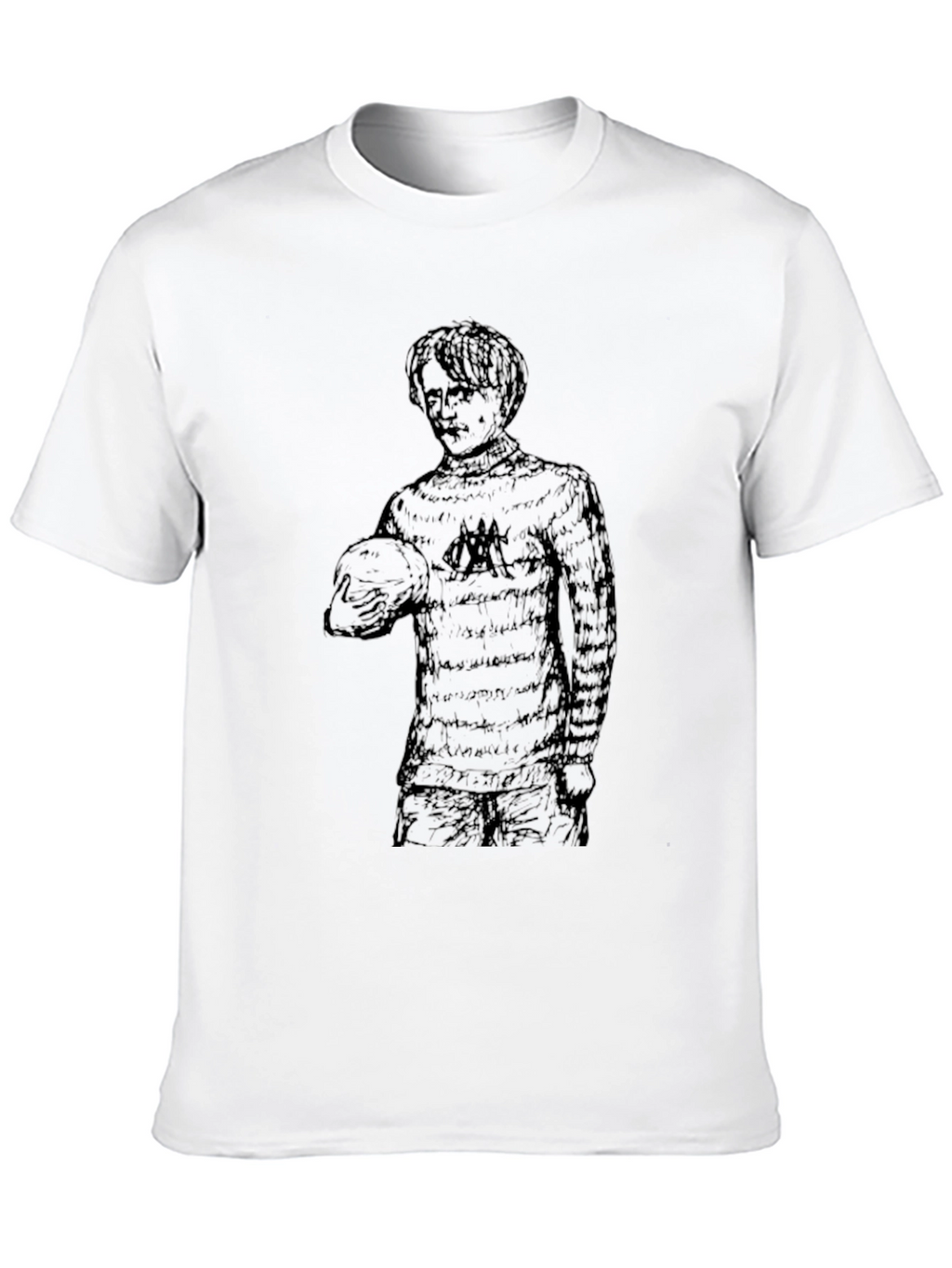 Graphic Print Black T-Shirt