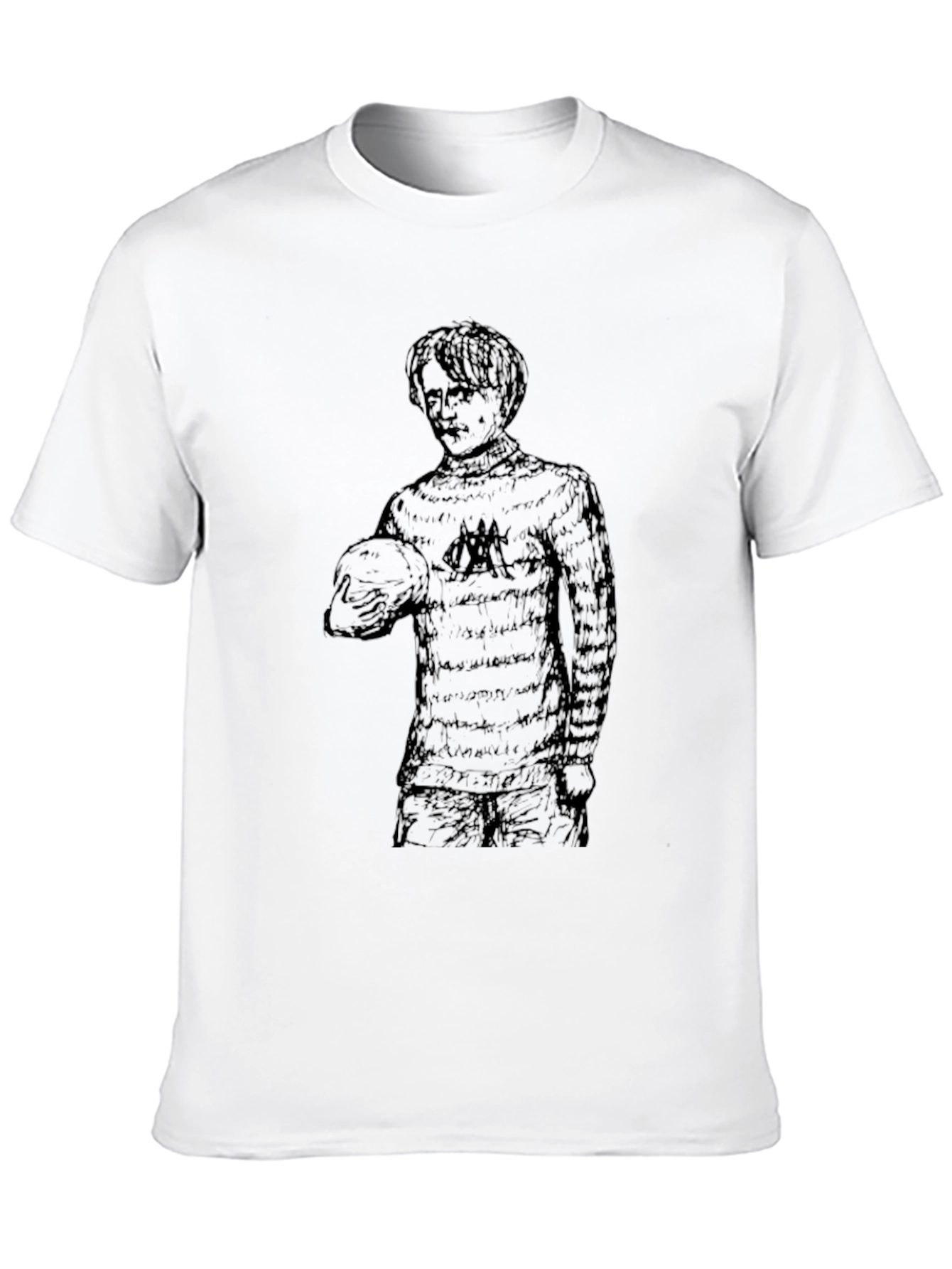 Graphic Print Black T-Shirt