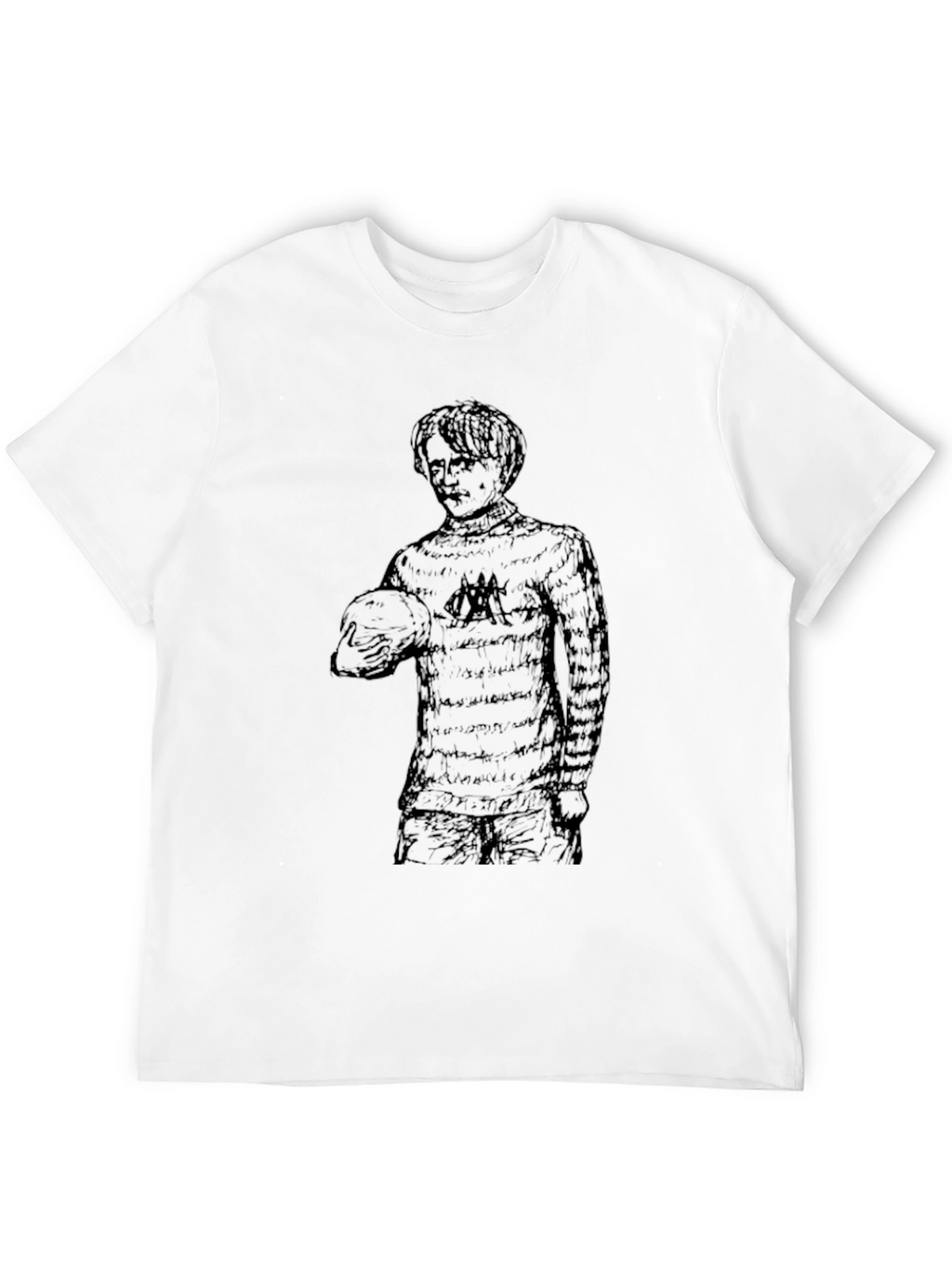 Graphic Print Black T-Shirt