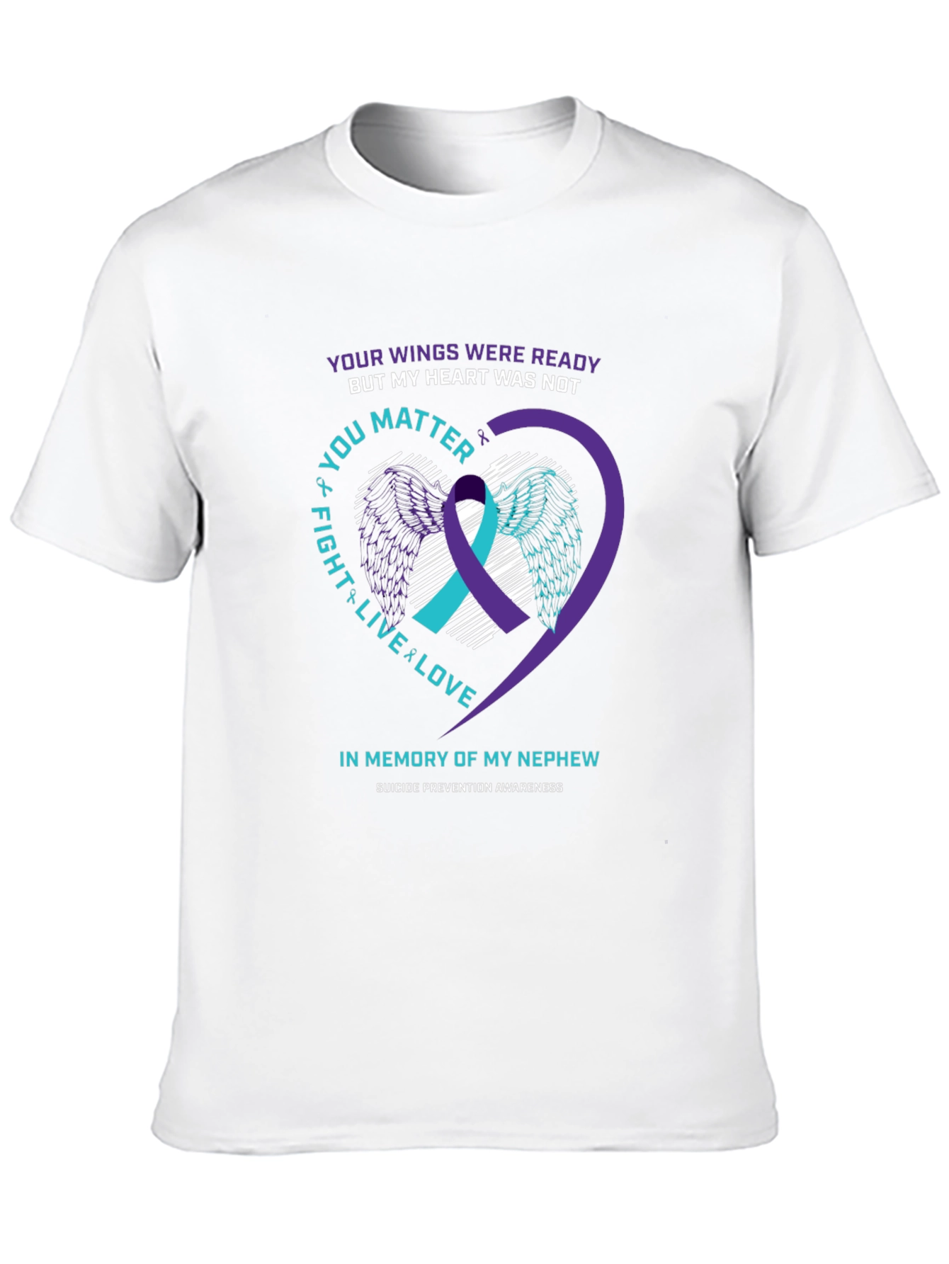 In Memory of My Nephew Suicide Prevention Awareness T-Shirt