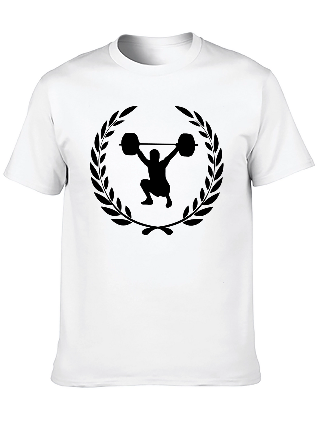 Weightlifting Laurel Black T-Shirt