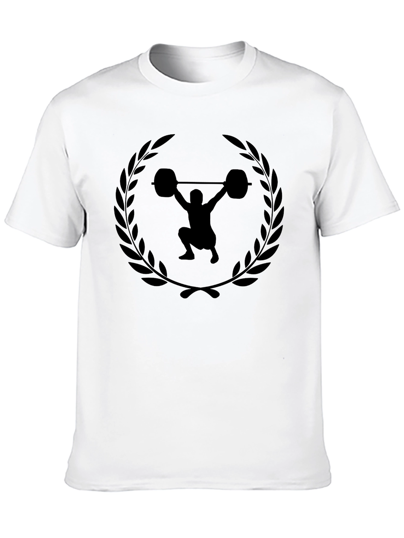Weightlifting Laurel Black T-Shirt