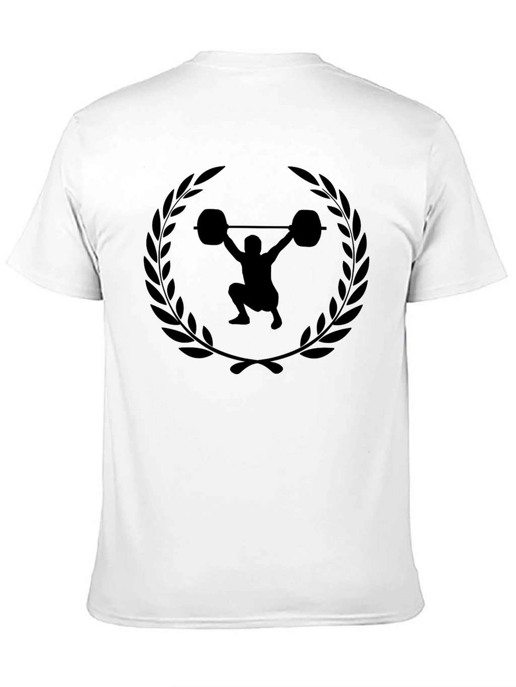 Weightlifting Laurel Black T-Shirt