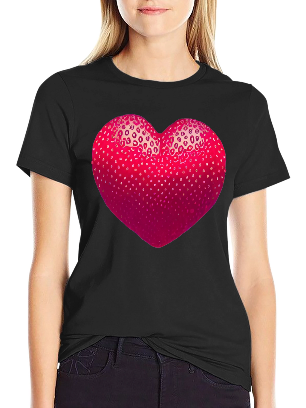 Strawberry Heart Graphic Tee