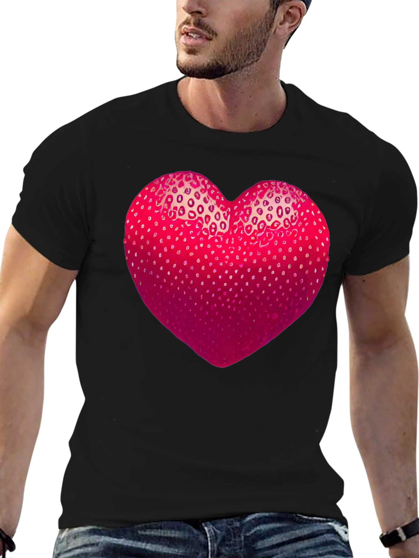 Strawberry Heart Graphic Tee