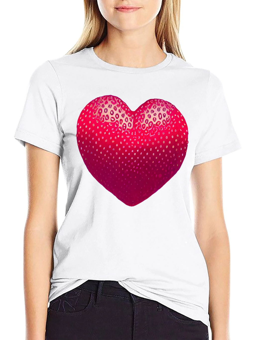 Strawberry Heart Graphic Tee