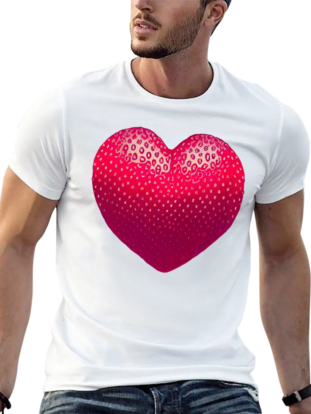 Strawberry Heart Graphic Tee
