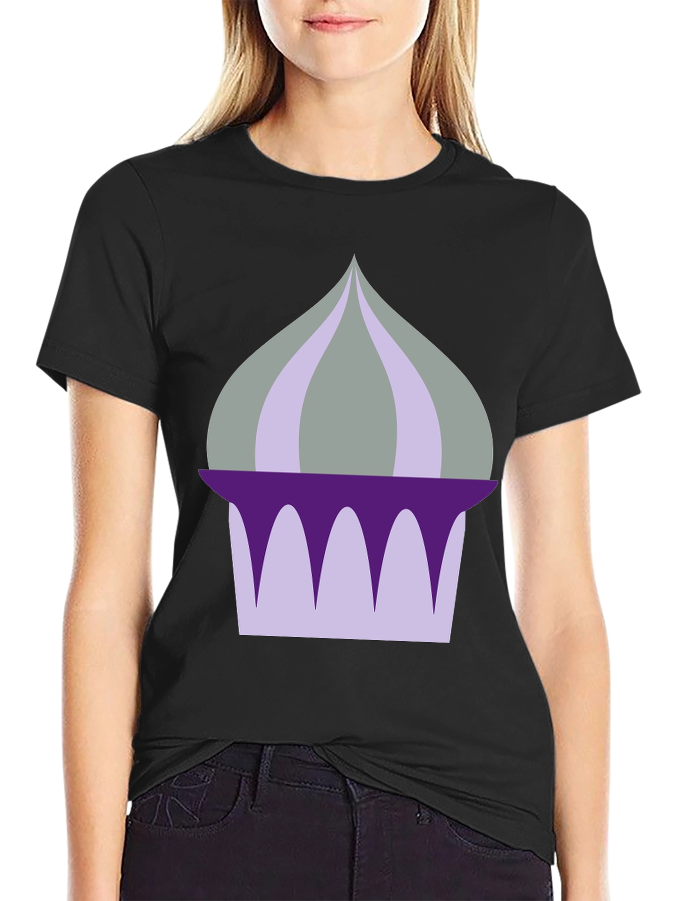 Whimsical Purple Dome Graphic Tee
