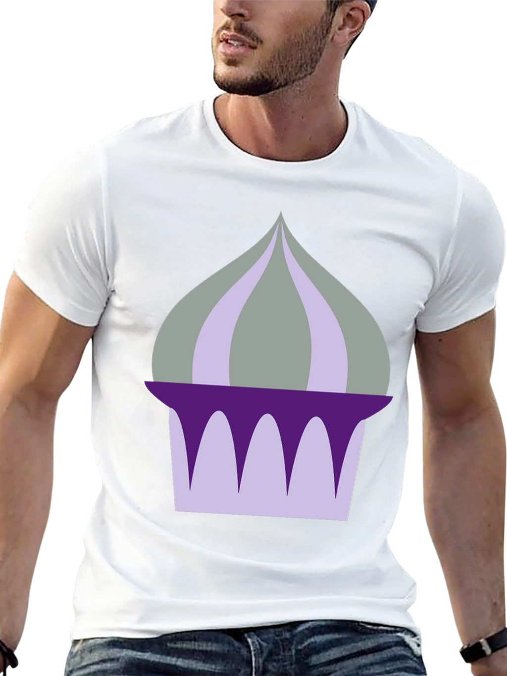 Whimsical Purple Dome Graphic Tee