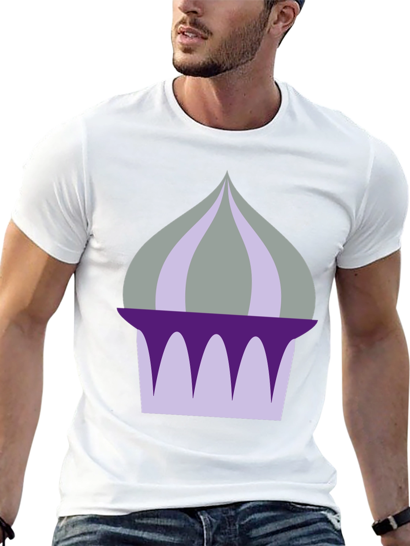 Whimsical Purple Dome Graphic Tee