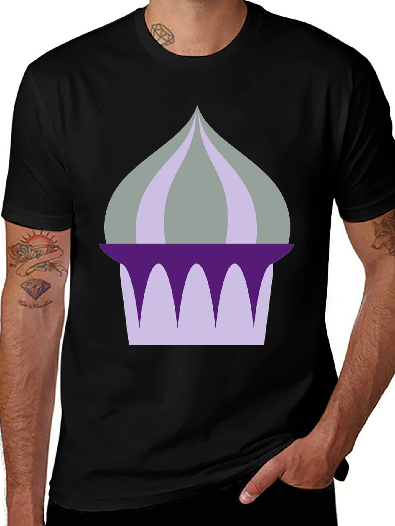 Whimsical Purple Dome Graphic Tee