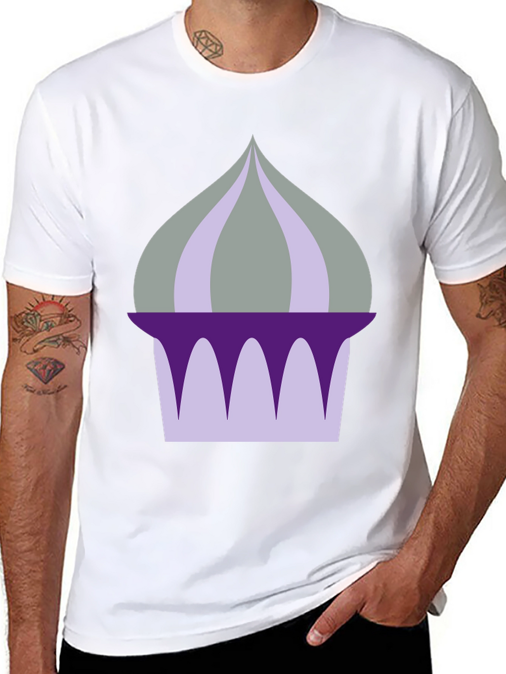 Whimsical Purple Dome Graphic Tee