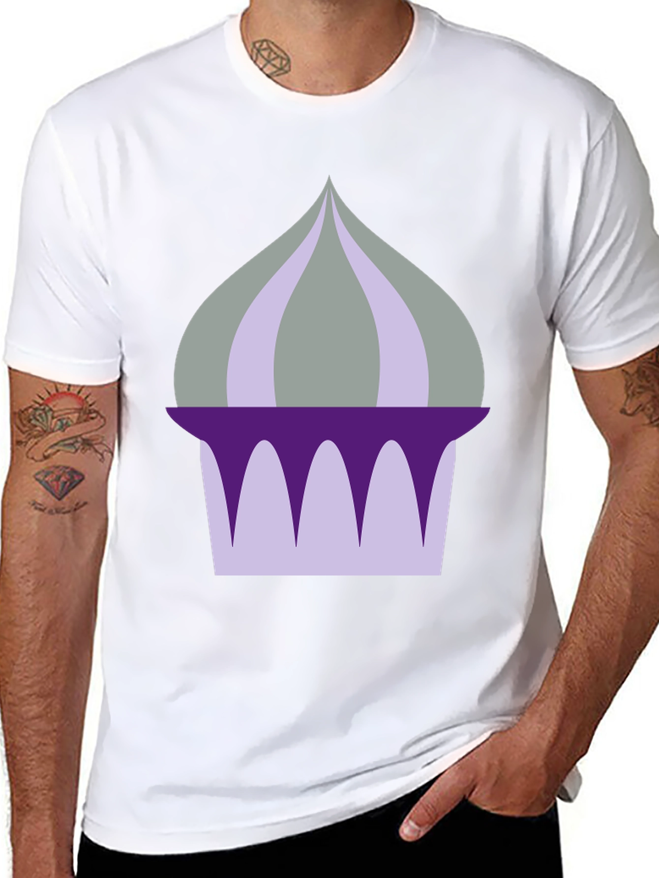 Whimsical Purple Dome Graphic Tee