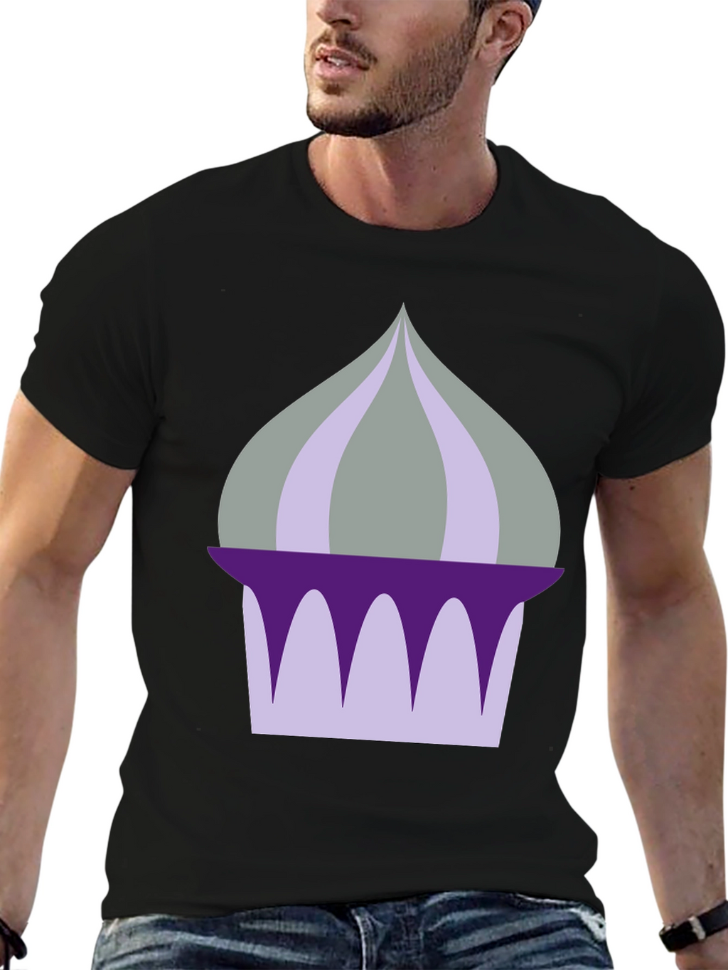 Whimsical Purple Dome Graphic Tee