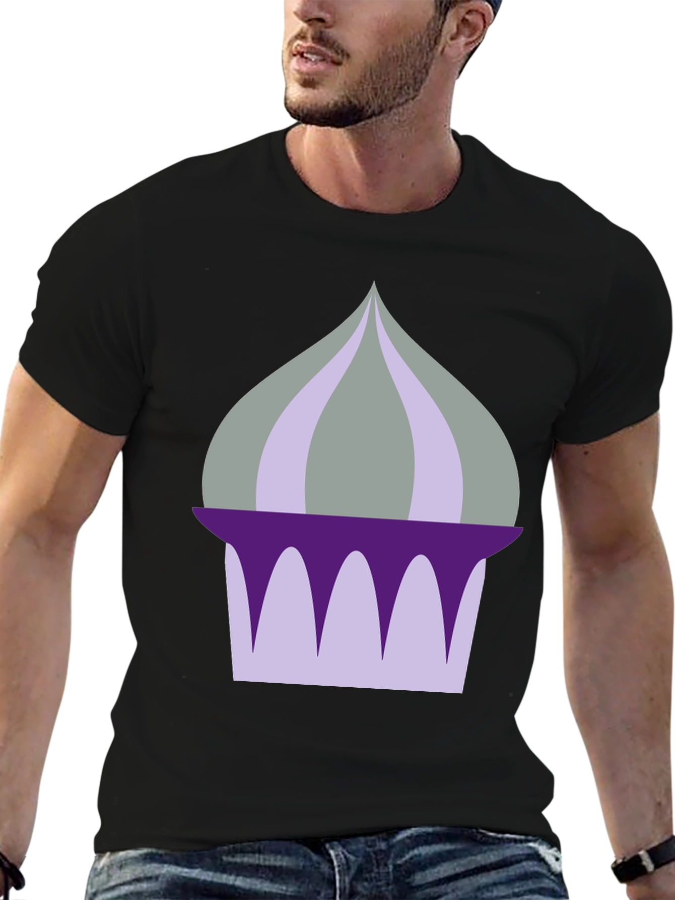 Whimsical Purple Dome Graphic Tee