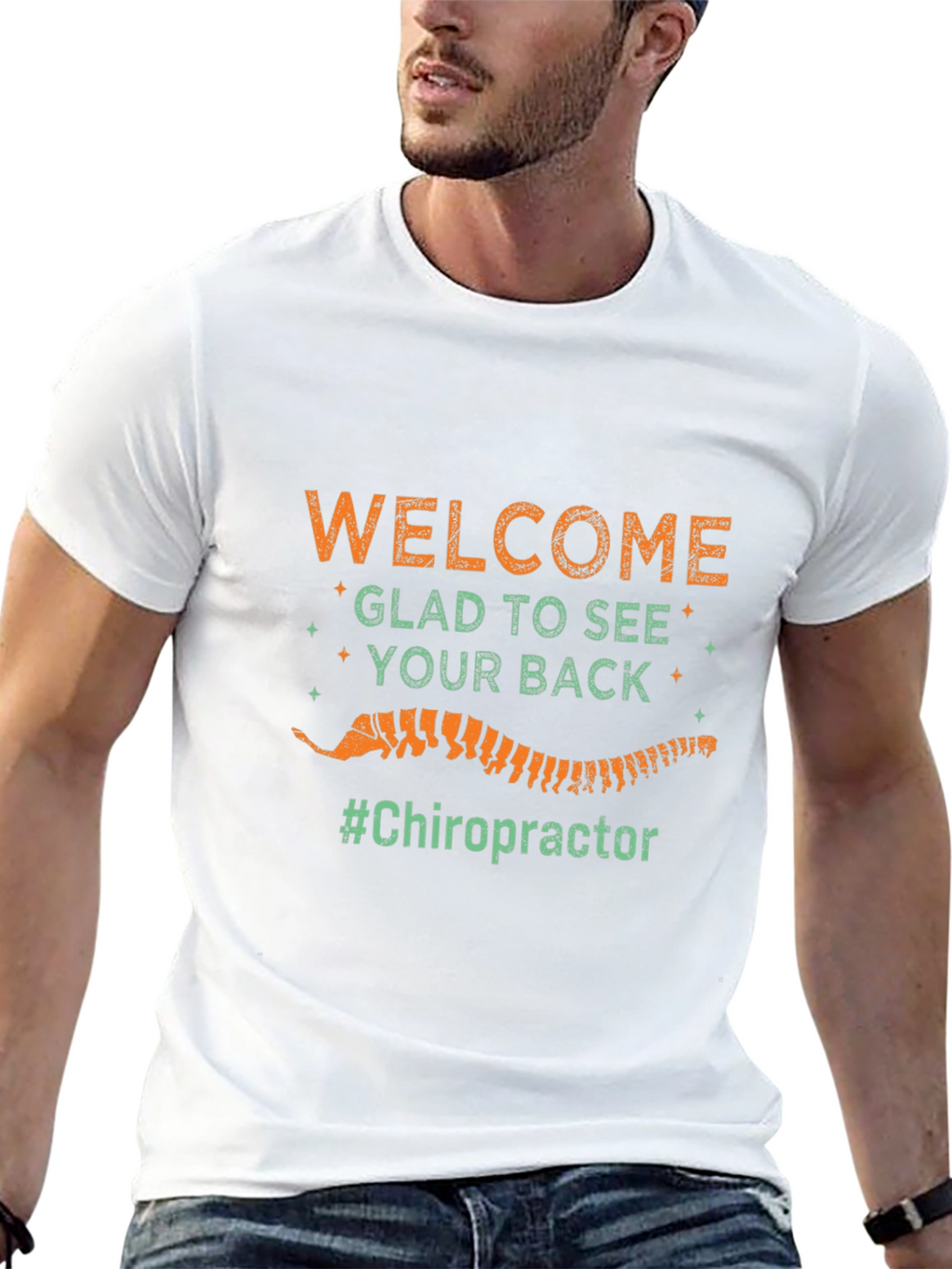 Welcome Glad To See Your Back Chiropractor T-Shirt