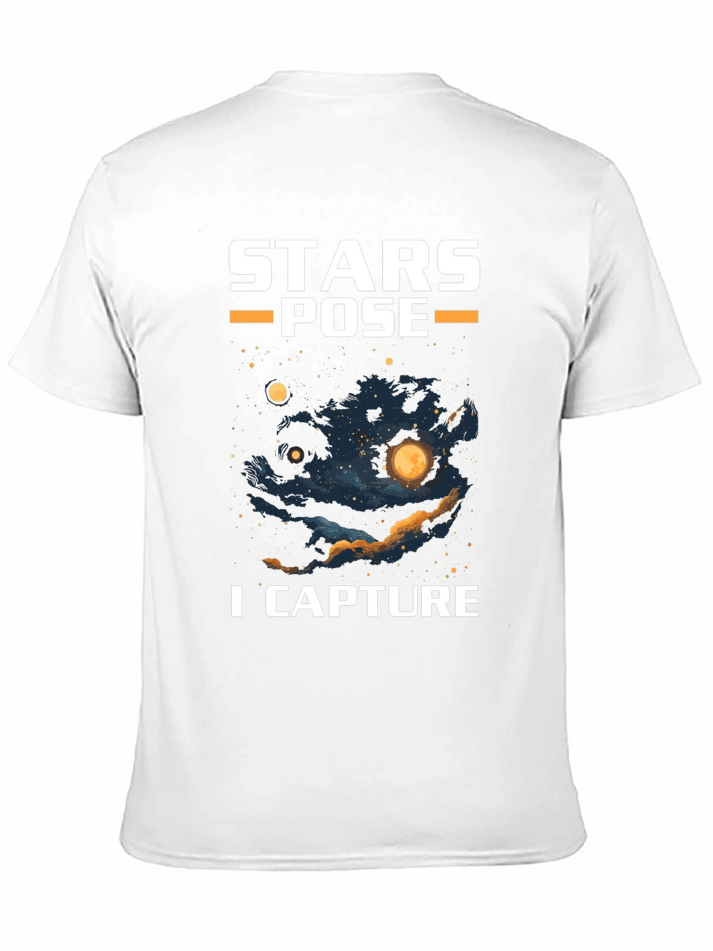 Stars Pose I Capture Graphic T-Shirt - Celestial Design