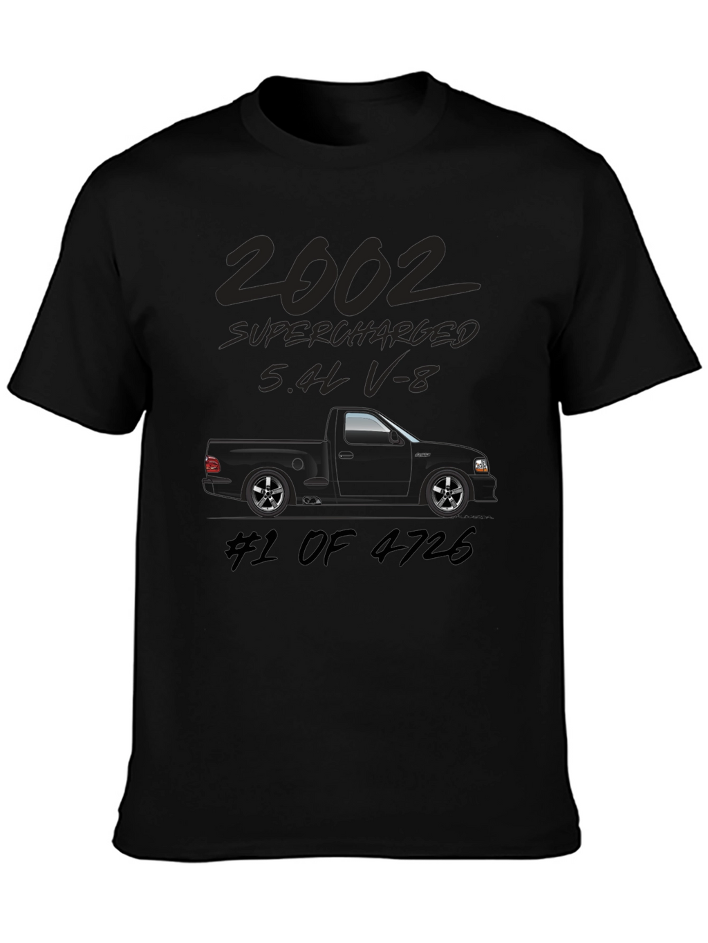 2002 Supercharged 5.4L V-8 Truck T-Shirt