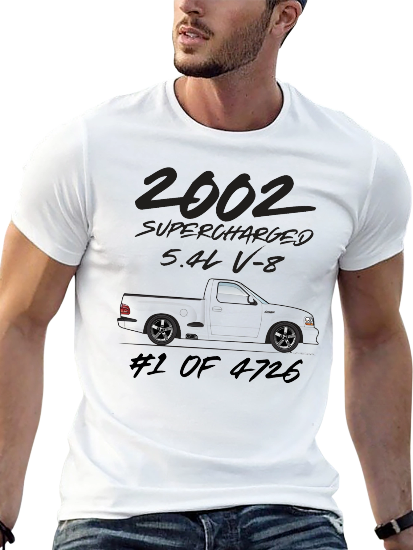 2002 Supercharged 5.4L V-8 Truck T-Shirt