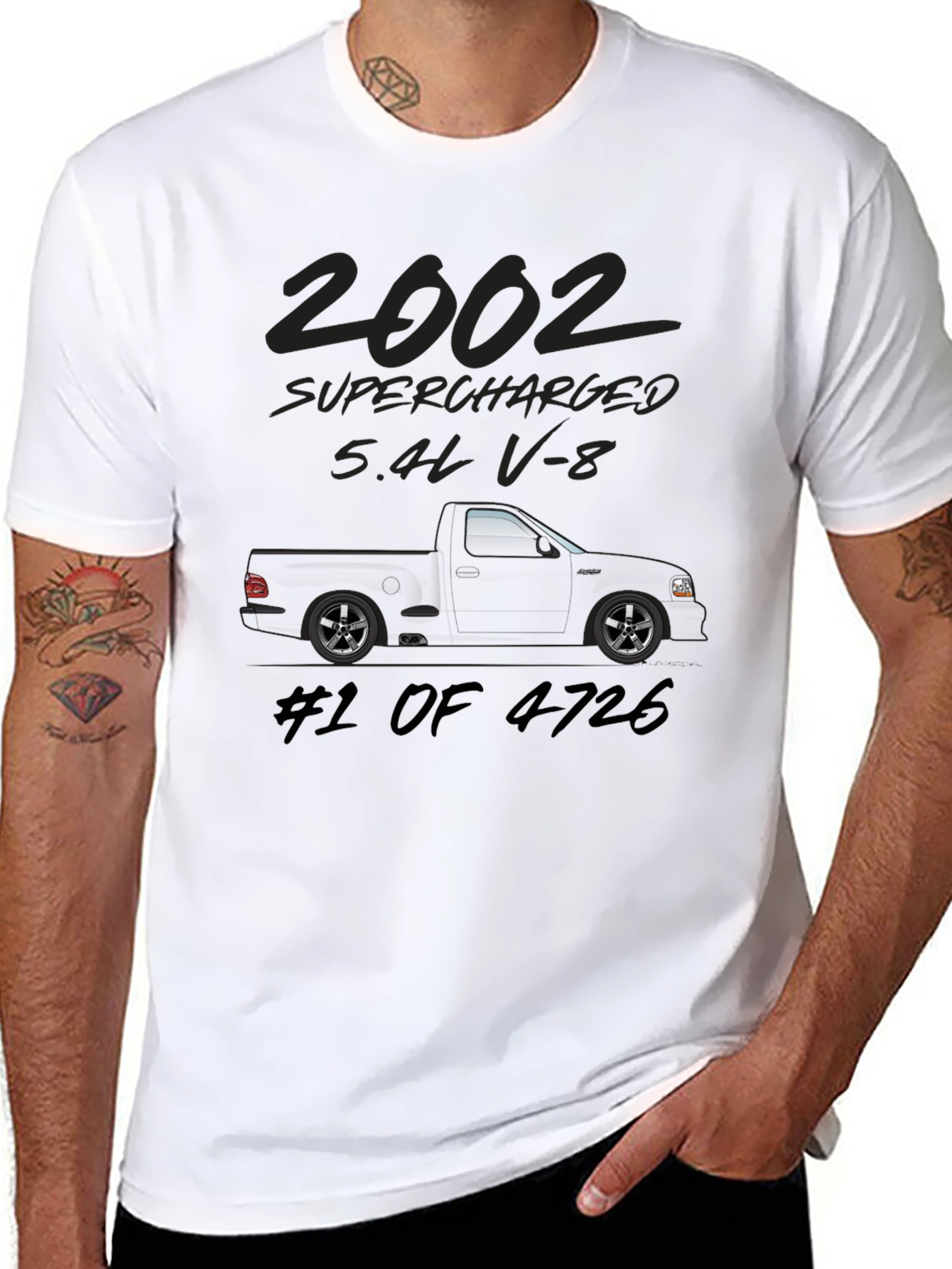 2002 Supercharged 5.4L V-8 Truck T-Shirt