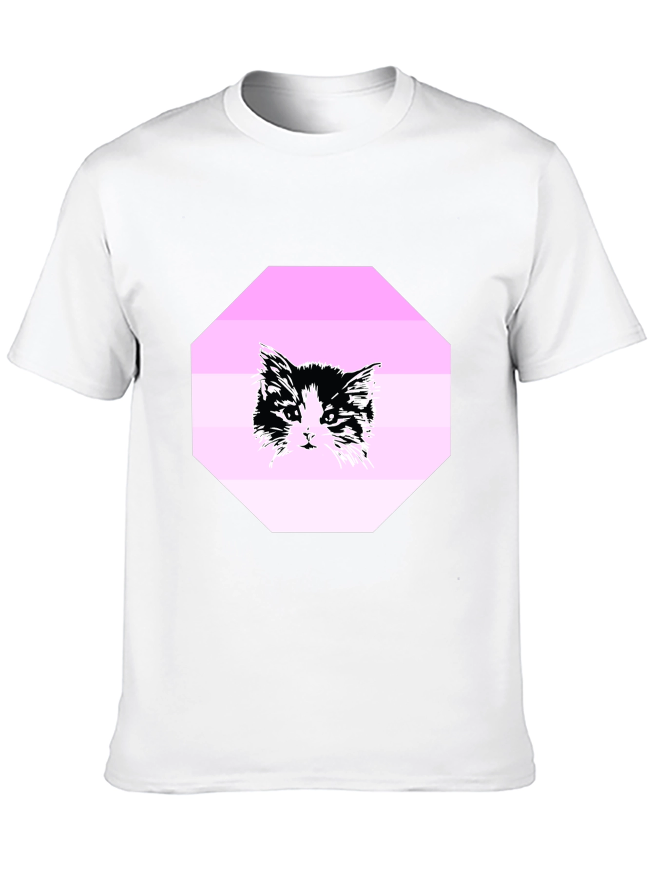 Black Cat Graphic T-Shirt - Unisex Crew Neck Tee
