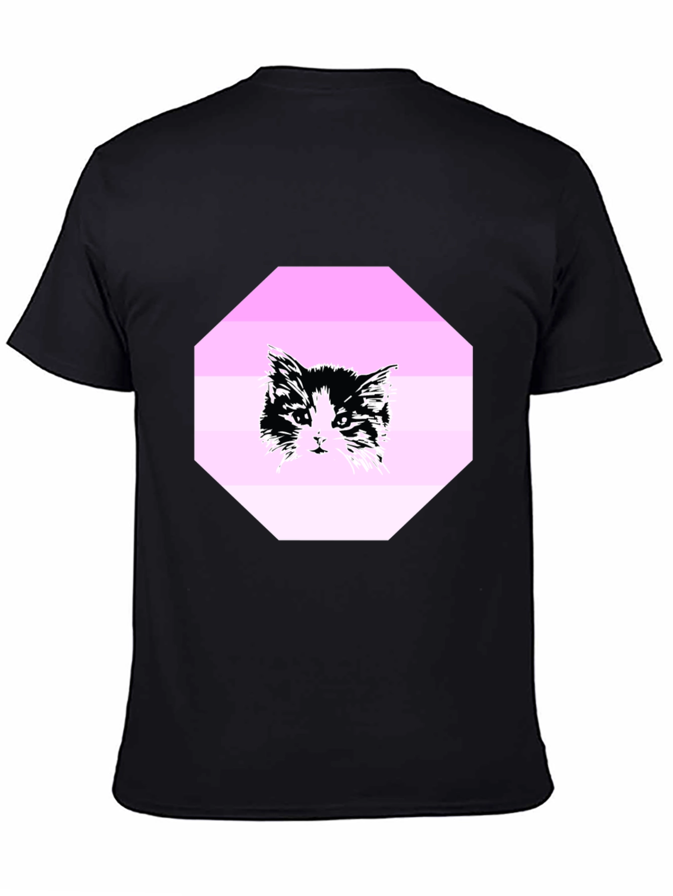 Black Cat Graphic T-Shirt - Unisex Crew Neck Tee
