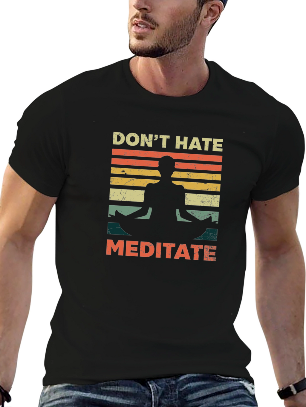 Dont Hate Meditate Graphic Tee
