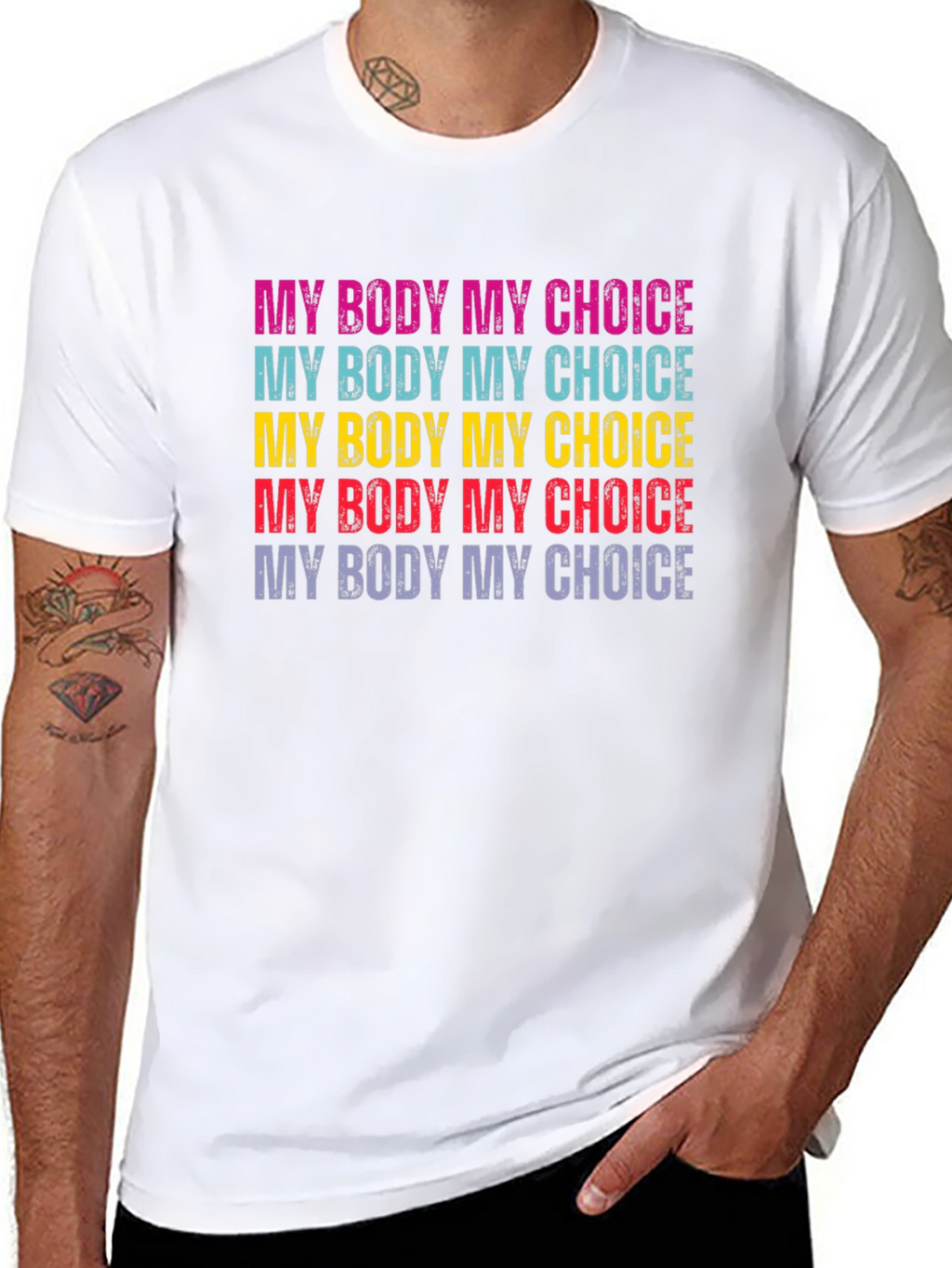 My Body My Choice Graphic Tee - Pro-Choice T-Shirt