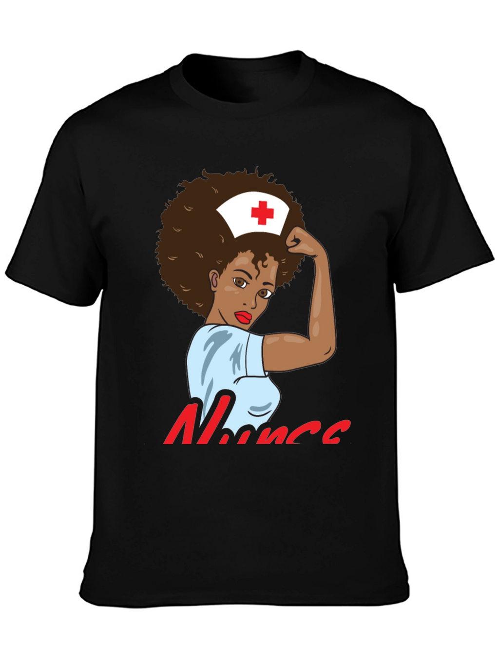 Empowered Nurse T-Shirt - Black