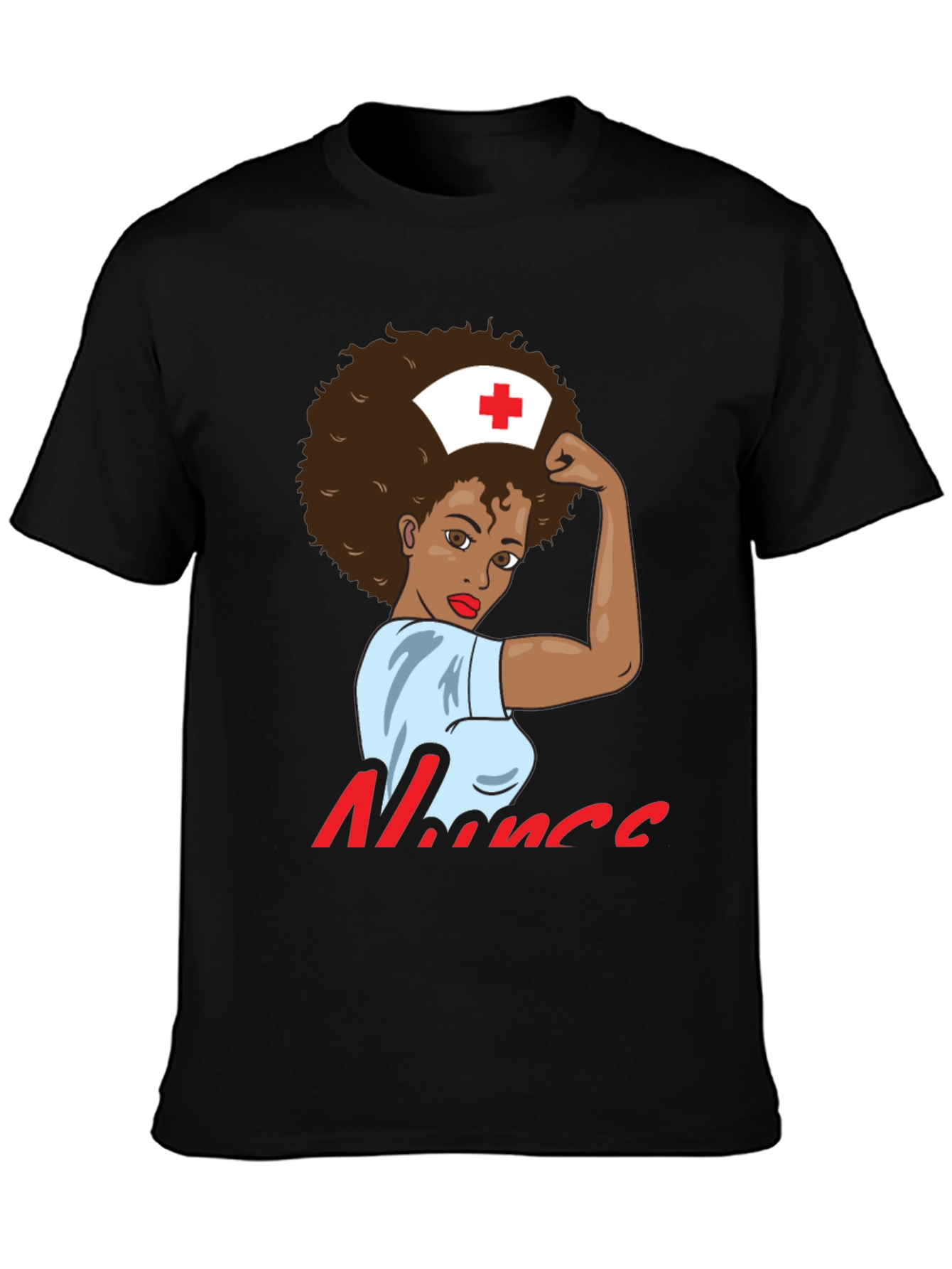Empowered Nurse T-Shirt - Black