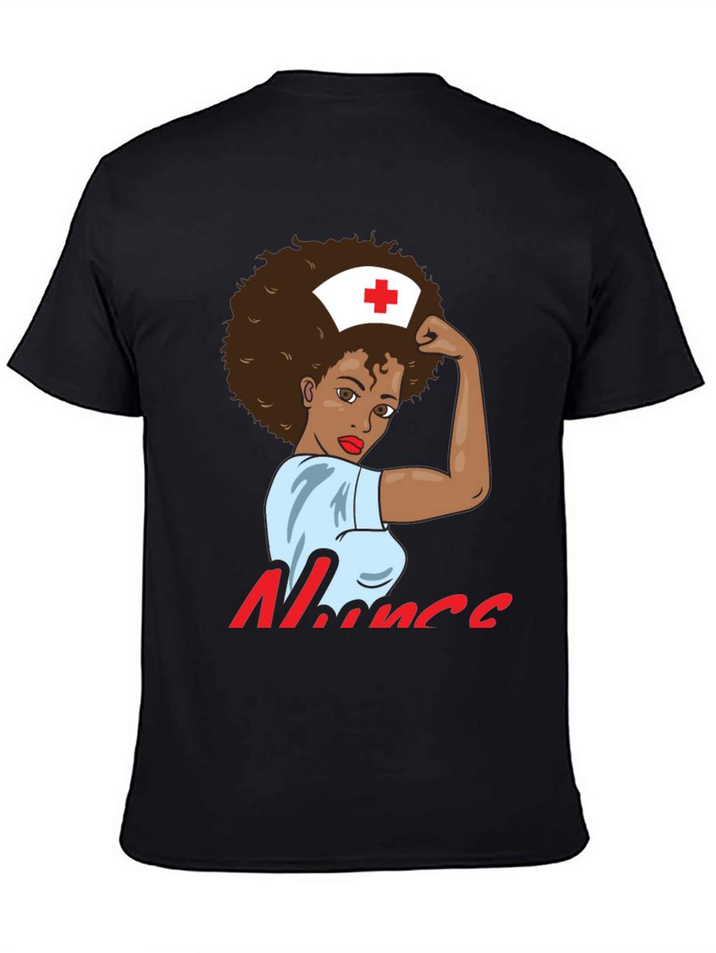 Empowered Nurse T-Shirt - Black