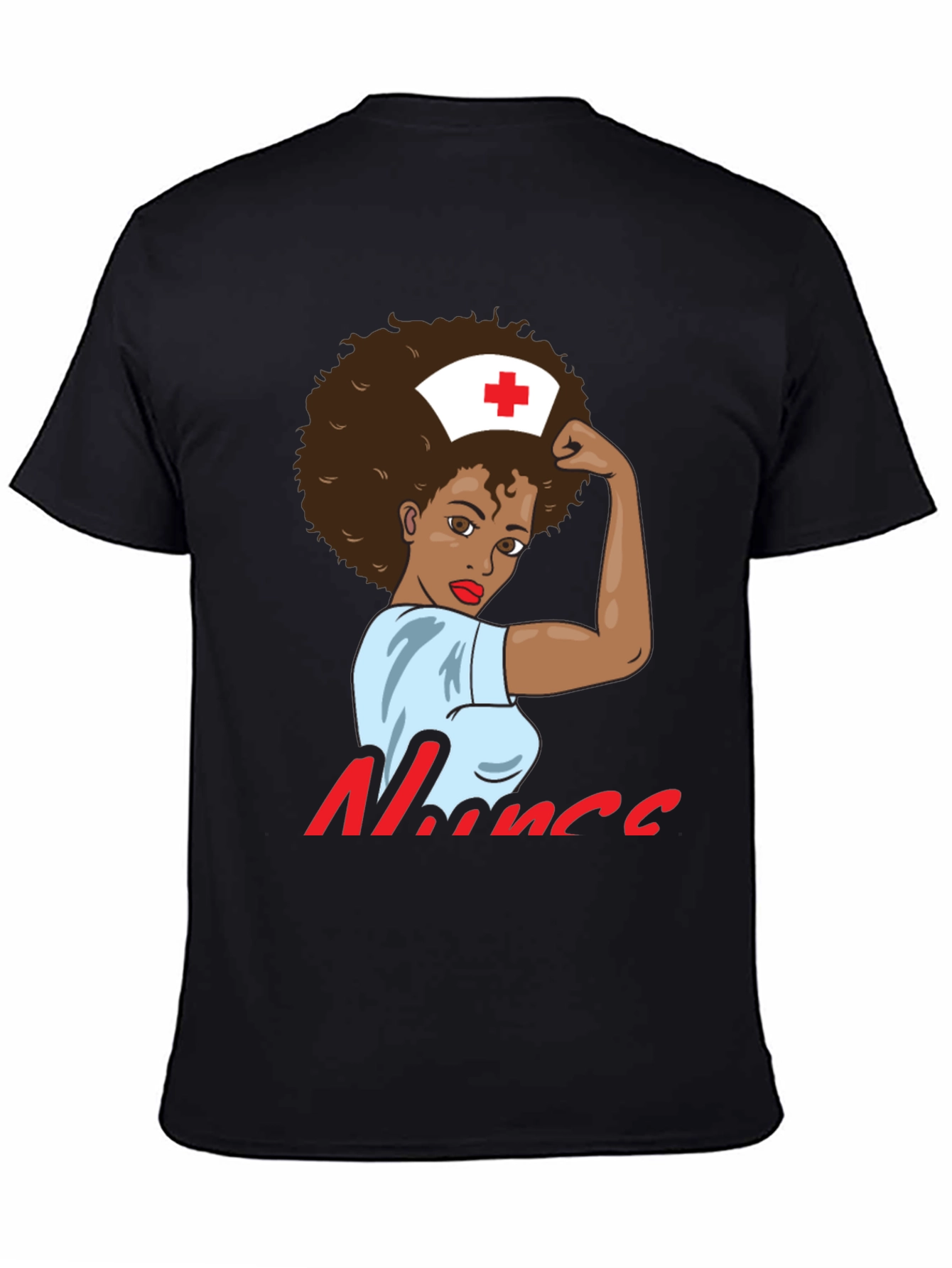 Empowered Nurse T-Shirt - Black