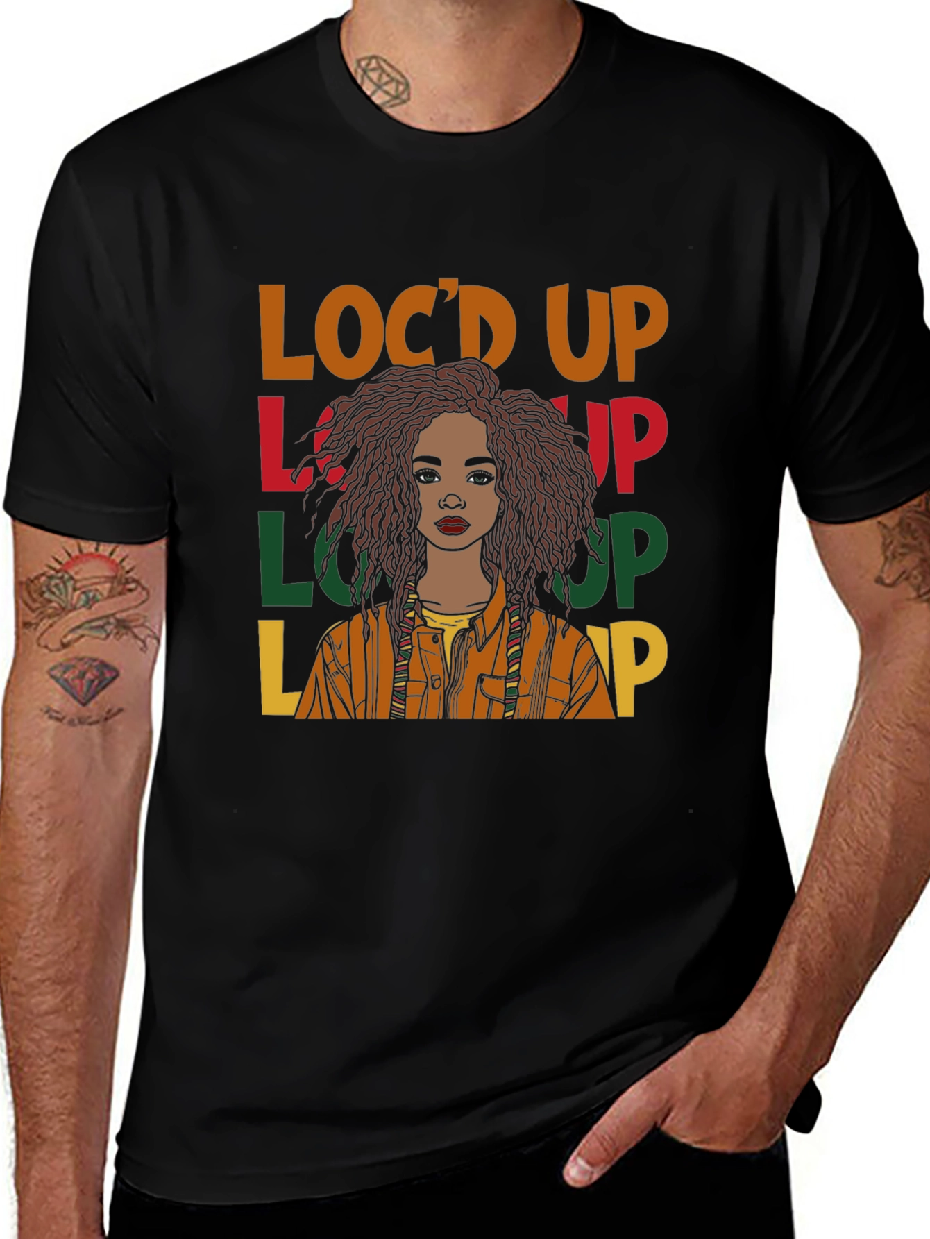 Locd Up Black Pride T-Shirt