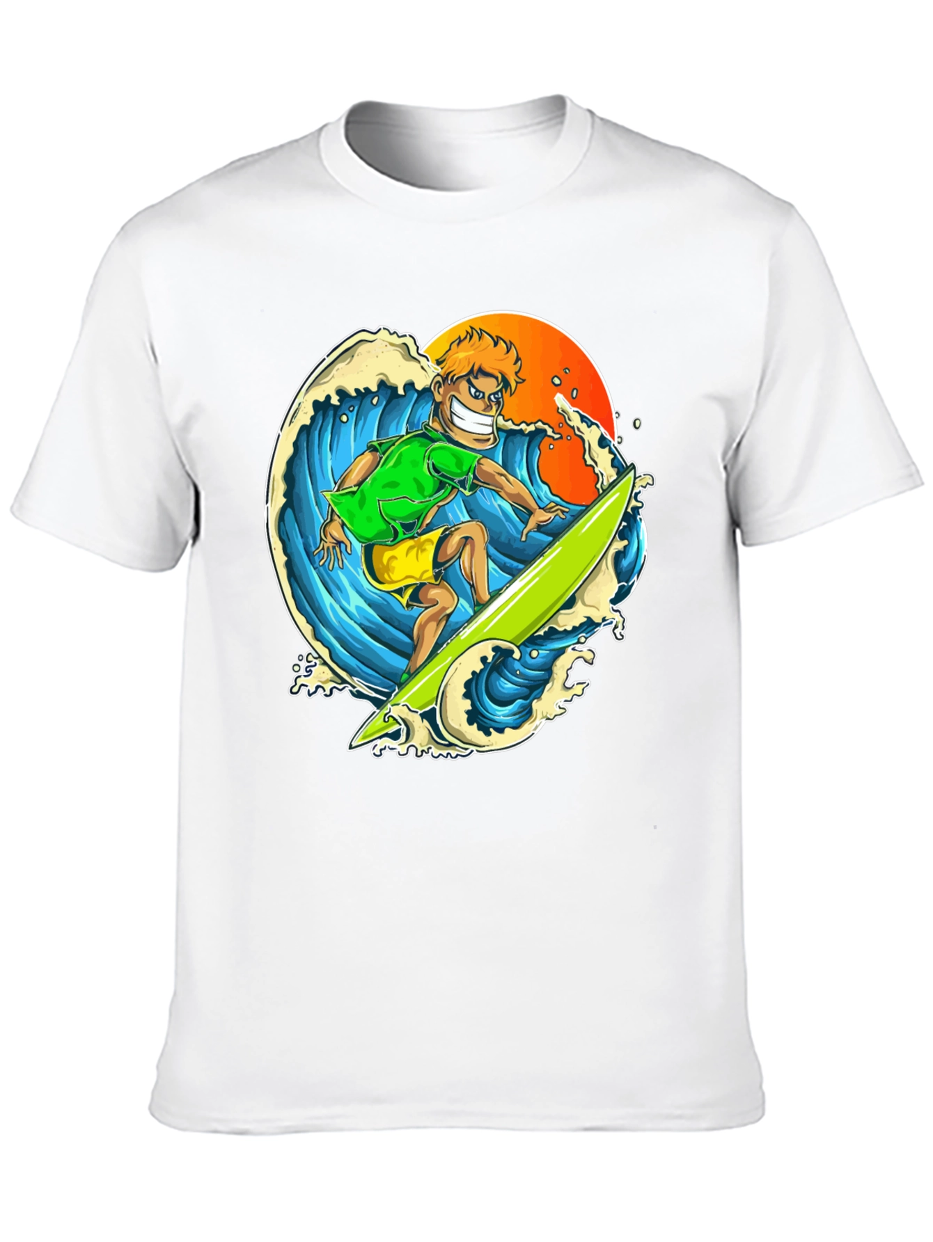 Surfer Graphic T-Shirt - Ride the Wave in Style!