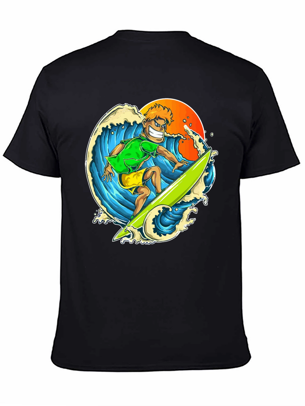 Surfer Graphic T-Shirt - Ride the Wave in Style!