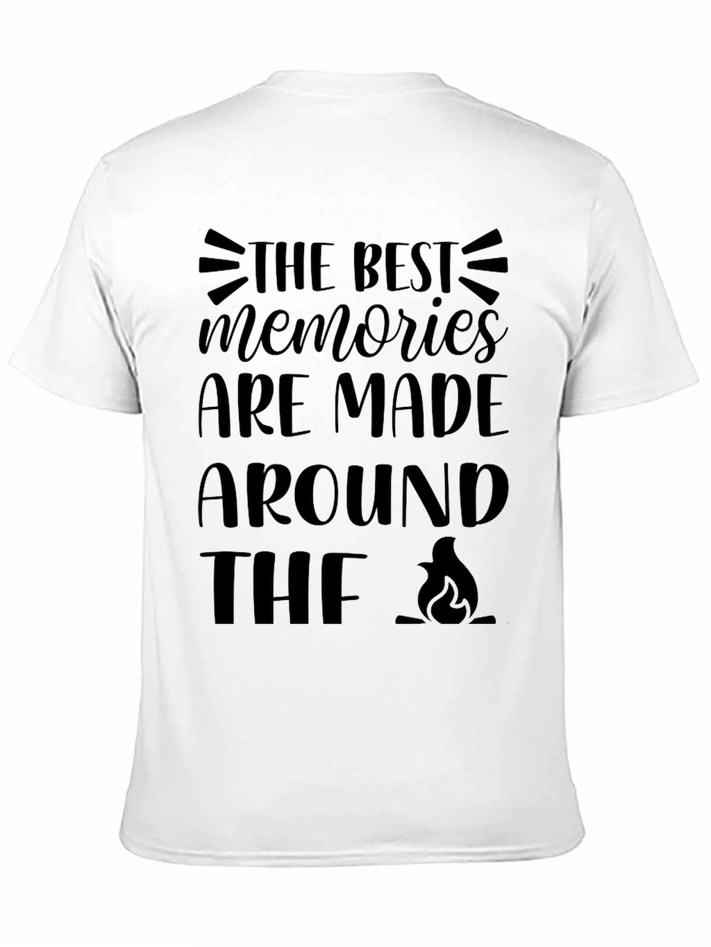 Campfire Memories Black Graphic Tee