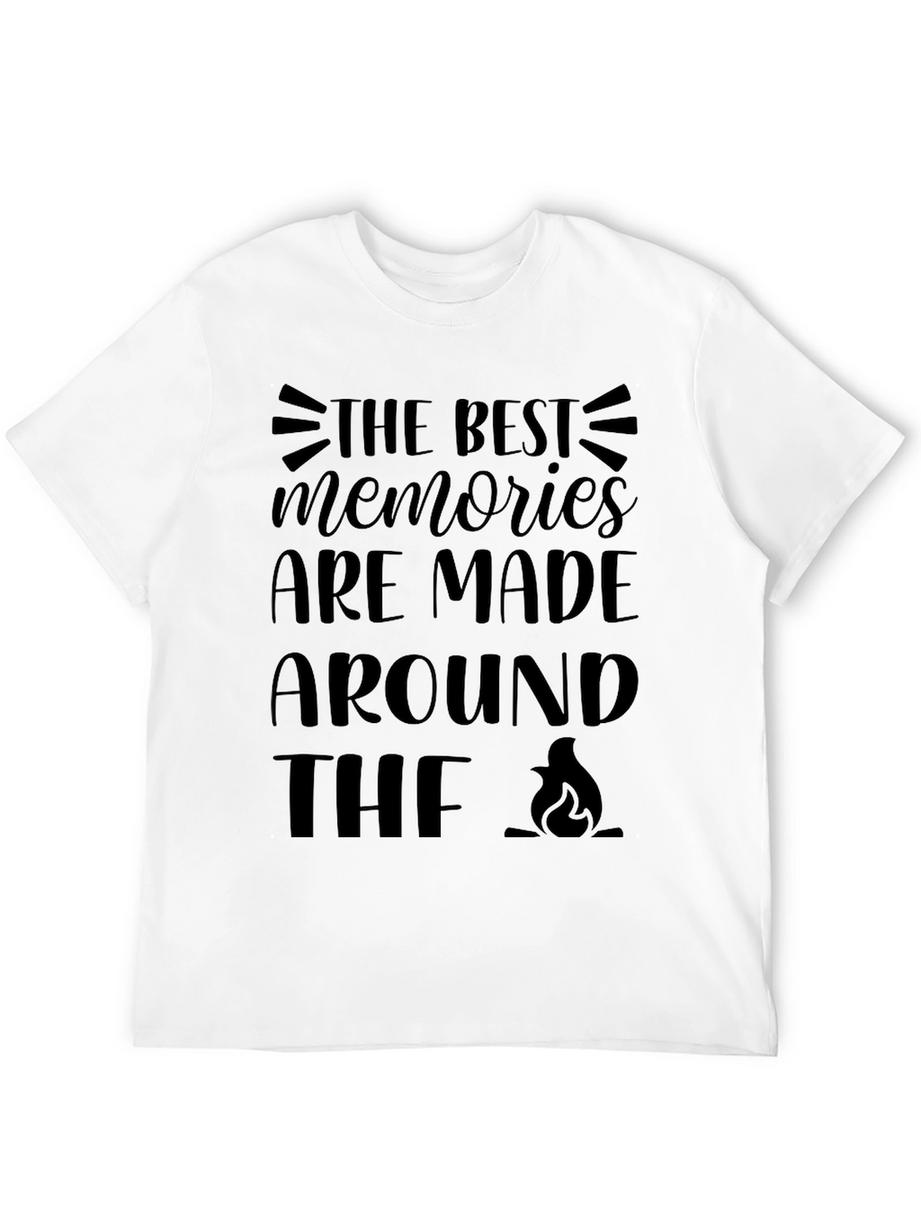 Campfire Memories Black Graphic Tee