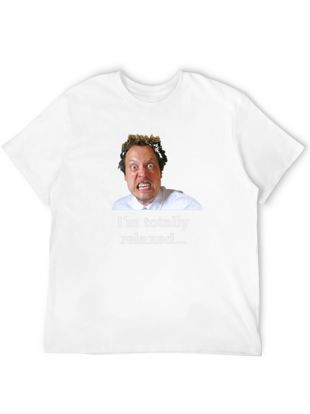 Relaxed? Black T-Shirt - Humorous Graphic Tee