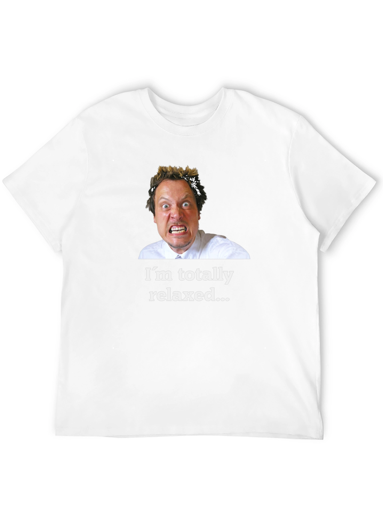 Relaxed? Black T-Shirt - Humorous Graphic Tee